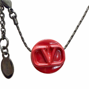 Valentino Garavani Red Enameled Necklace